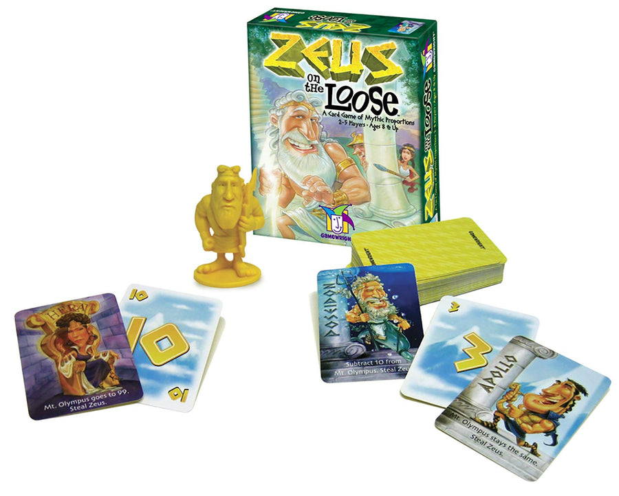 Zeus on The Loose Card Game contents
